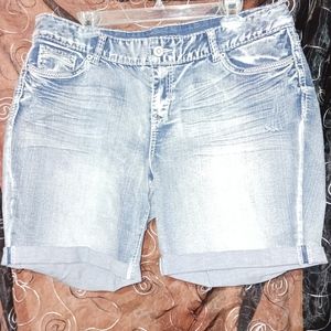 Womens cuffed Jean Shorts/Bermudas By Maurices